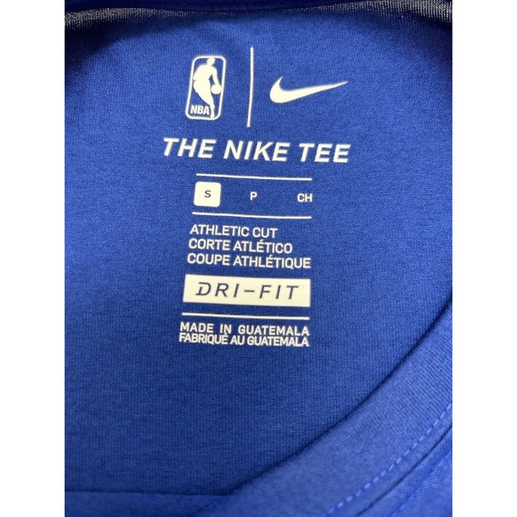 Golden State Warriors Nike Tee Men's Small Blue Dri-Fit Athletic Fit NBA NEW - Picture 3 of 8